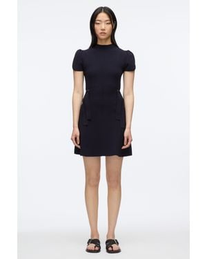 3.1 Phillip Lim Compact Rib Tulip Dress - Blue