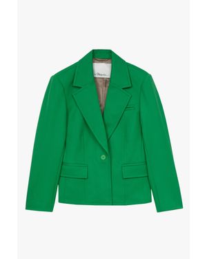 3.1 Phillip Lim Cavalry Twill Belle Blazer - Green