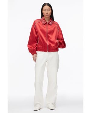 3.1 Phillip Lim Embellished Structured Satin Jacket