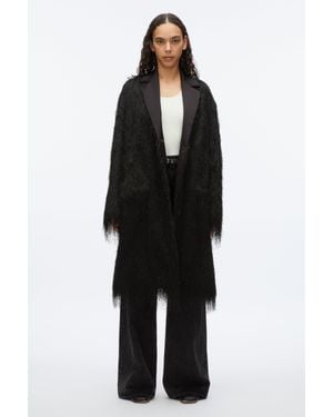 3.1 Phillip Lim Fringe Tuxedo Coat - Black