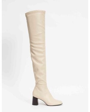 3.1 Phillip Lim Nadia Soft Over The Knee Boot - White