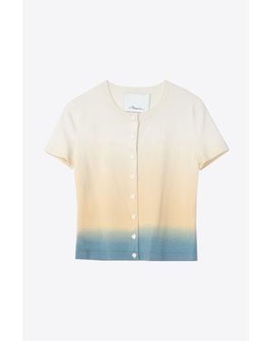 3.1 Phillip Lim Dip Dye Knit Top - White