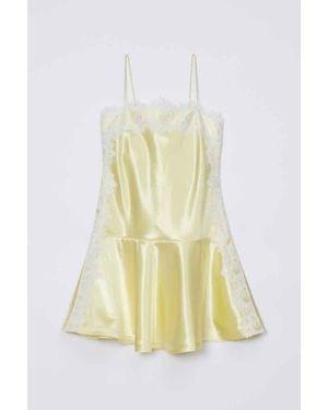 3.1 Phillip Lim Cami Mini Dress With Lace Trim - Black