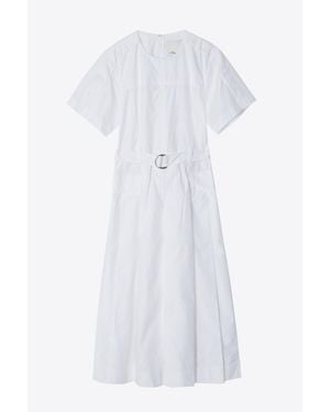 3.1 Phillip Lim Utility Dress With D-Ring Belt - White