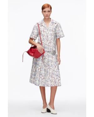 3.1 Phillip Lim Floral Printed Camp Shirt - Red