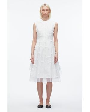 3.1 Phillip Lim Fil Coupé Midi Dress - White