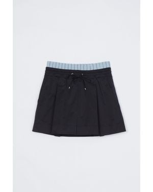3.1 Phillip Lim Ripstop Mini Skirt - Blue