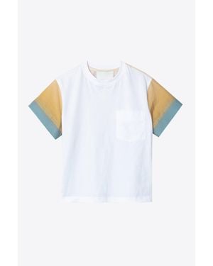 3.1 Phillip Lim Ombré Voile T-Shirt - White