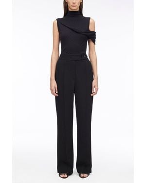 3.1 Phillip Lim Heavy Cady Pintuck Trouser - Blue