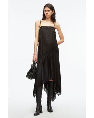 3.1 Phillip Lim Floral Jacquard Camisole Dress - Black