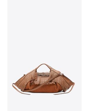 3.1 Phillip Lim Suede Fringe Mini Luna - Brown