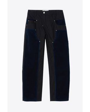3.1 Phillip Lim Garment Dye French Terry Carpenter Pant - Blue