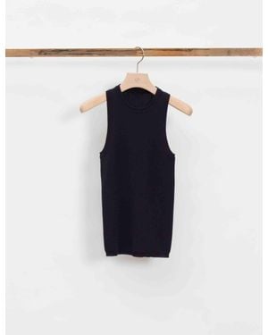 3.1 Phillip Lim Cotton Blend Crepe Tank - Blue