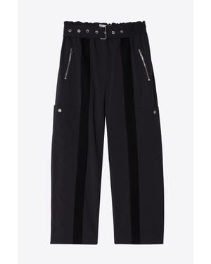 3.1 Phillip Lim Recycled Tech Poly Cargo Crop Pant - Black
