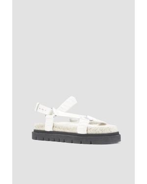 3.1 Phillip Lim Noa Strappy Platform Slide - White