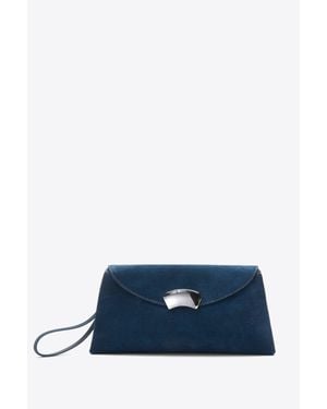 3.1 Phillip Lim Id Soft Dual Clutch - Blue