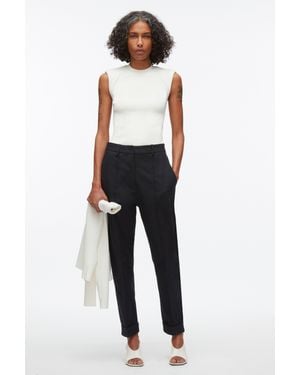 3.1 Phillip Lim Compact Rib Sleeveless Top - White