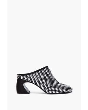 3.1 Phillip Lim Id Mule With Crystal Embellishment - White