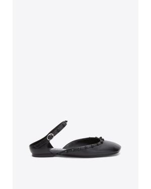 3.1 Phillip Lim Id Mary Jane Flat With Leather Craft - White