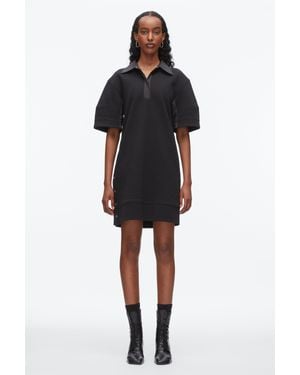 3.1 Phillip Lim Terry Polo Dress - Black