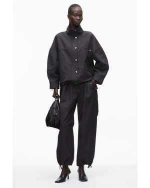 3.1 Phillip Lim Cropped Ballon Utility Jacket - Black