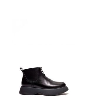 3.1 Phillip Lim Mercer Short Zip Combat Boot - Black