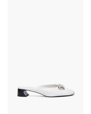 3.1 Phillip Lim Id Mule With Hardware - White