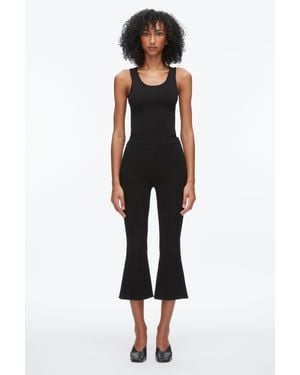 3.1 Phillip Lim Compact Cropped Kickflare Pant - Black