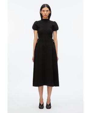 3.1 Phillip Lim Compact Rib Tulip Dress - Black
