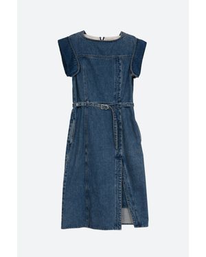 white christmas dresses Stonewashed Denim Slip Dress  3.1 Phillip Lim