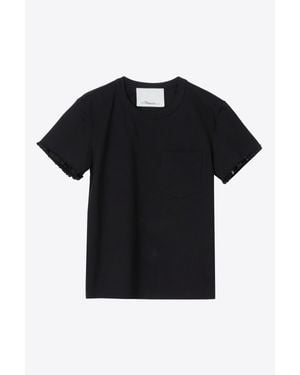 3.1 Phillip Lim Embellished Pocket Tee - Black