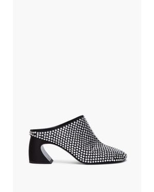 3.1 Phillip Lim Id Mule With Crystal Embellishment - White