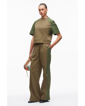 3.1 Phillip Lim Hybrid Terry Utility Top - Green