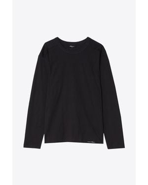 3.1 Phillip Lim Long Sleeve Essential Tee - Black