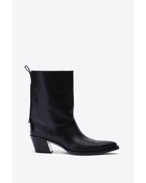 3.1 Phillip Lim Downtown Wide Shaft Boot - Black