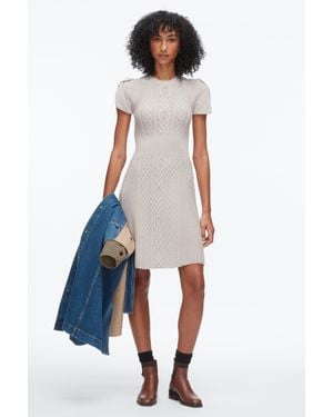 3.1 Phillip Lim Cable Mix Tulip Dress - White