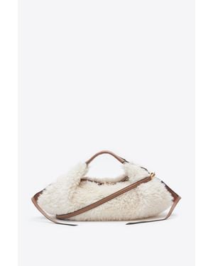 3.1 Phillip Lim Sherpa Crossbody Mini Luna Bag - Natural