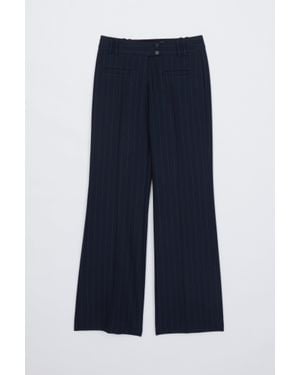 3.1 Phillip Lim Pinstripe Pants - Blue