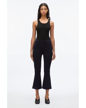 3.1 Phillip Lim Compact Cropped Kickflare Pant - Blue