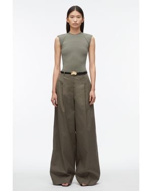 3.1 Phillip Lim Wide Leg Trouser - Green