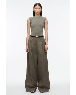 3.1 Phillip Lim Wide Leg Trouser - Green