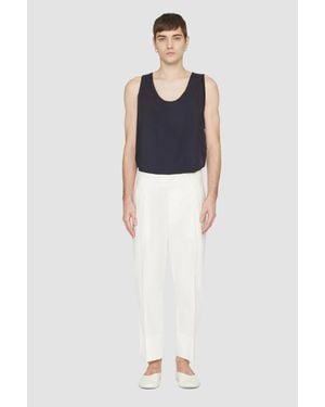 3.1 Phillip Lim Double Pleat Tapered Trouser - Multicolor