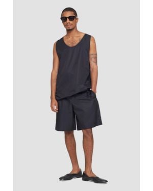 3.1 Phillip Lim Elastic Waist Boxer Shorts - Blue