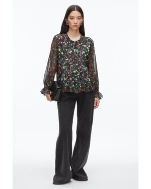 3.1 Phillip Lim Bliss Floral Blouse - Black