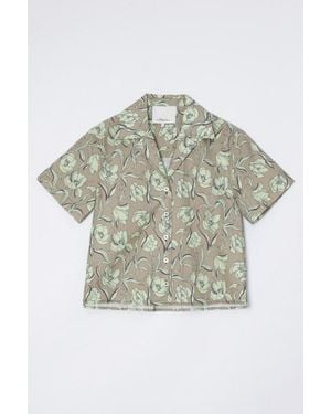 3.1 Phillip Lim Floral Printed Camp Shirt - Multicolor