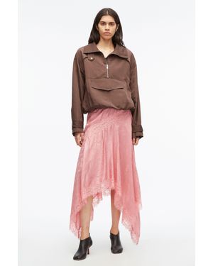 3.1 Phillip Lim Technical Half Zip Blouson Jacket - Red