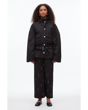 3.1 Phillip Lim Belted Utility Jacket - Black