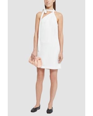3.1 Phillip Lim Asymmetric Dress With Neck Tie - White