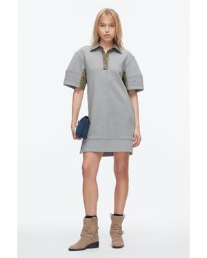 3.1 Phillip Lim Terry Polo Dress - Gray