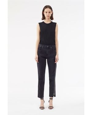3.1 Phillip Lim Zippered Denim Pant - Blue